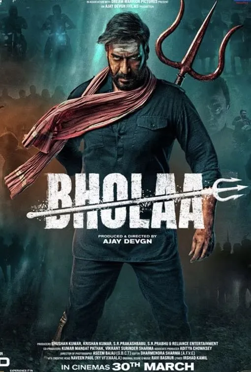 Póster de película de acción Bholaa en streaming IPTV